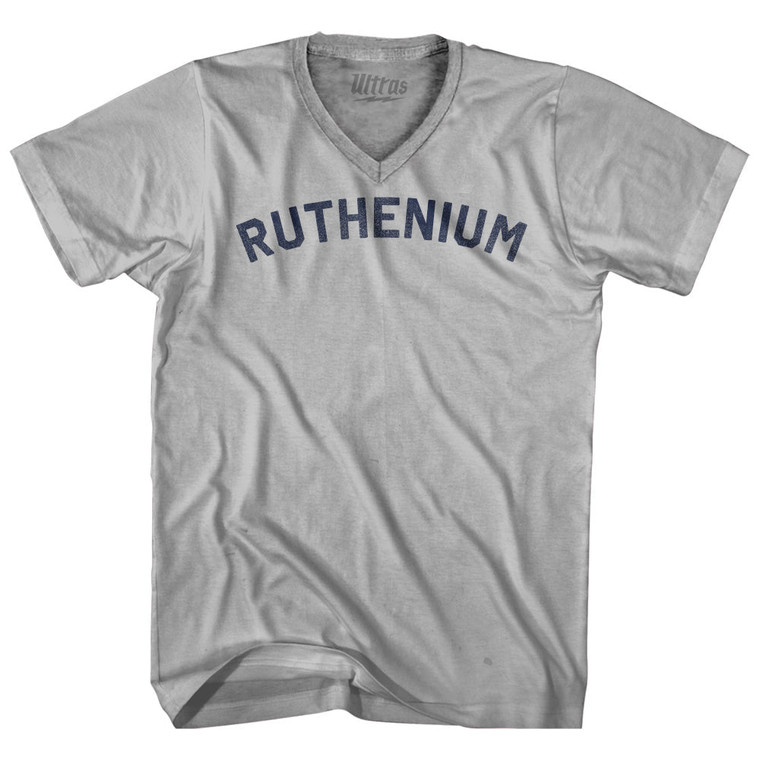 Ruthenium Adult Tri-Blend V-neck T-shirt - Cool Grey