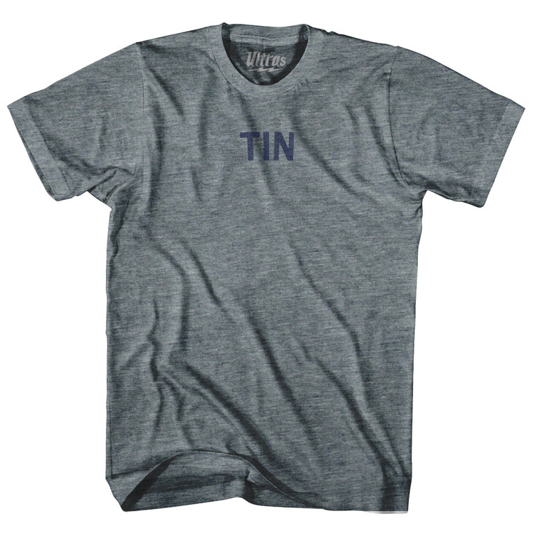 Tin Womens Tri-Blend Junior Cut T-Shirt - Athletic Grey