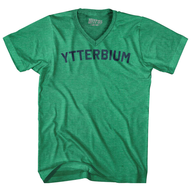 Ytterbium Adult Tri-Blend V-neck T-shirt - Kelly