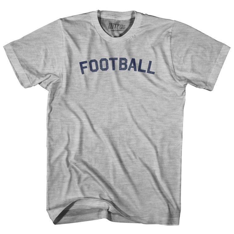 Football Youth Cotton T-shirt - Grey Heather