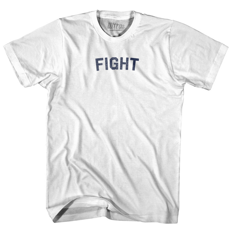 Fight Womens Cotton Junior Cut T-Shirt - White