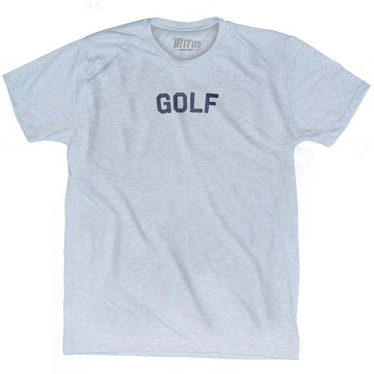 Golf Adult Tri-Blend T-shirt - Athletic White