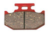 Red Brake Pad Set, (R), Kawasaki KDX125R