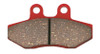 Red Brake Pad Set, (F), Yamaha CYGNUS-X