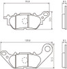 Golden Brake Pad Set, (R), YAMAHA NMAX (16-17)