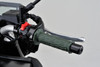 GrippyGrip, GGD-Ami Type (Mesh Pattern), Open End, 125mm, 7/8" Handlebars, Dark Green