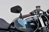 Daytona Motorcycle Aluminium "D-MIRROR-5" "D-MIRROR-15" ALUMINUM FLAT BAR END MIRROR BLACK