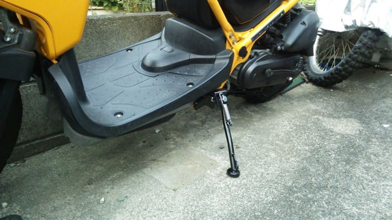 Side Scooter Stand, Black, Honda Zoomer Ruckus