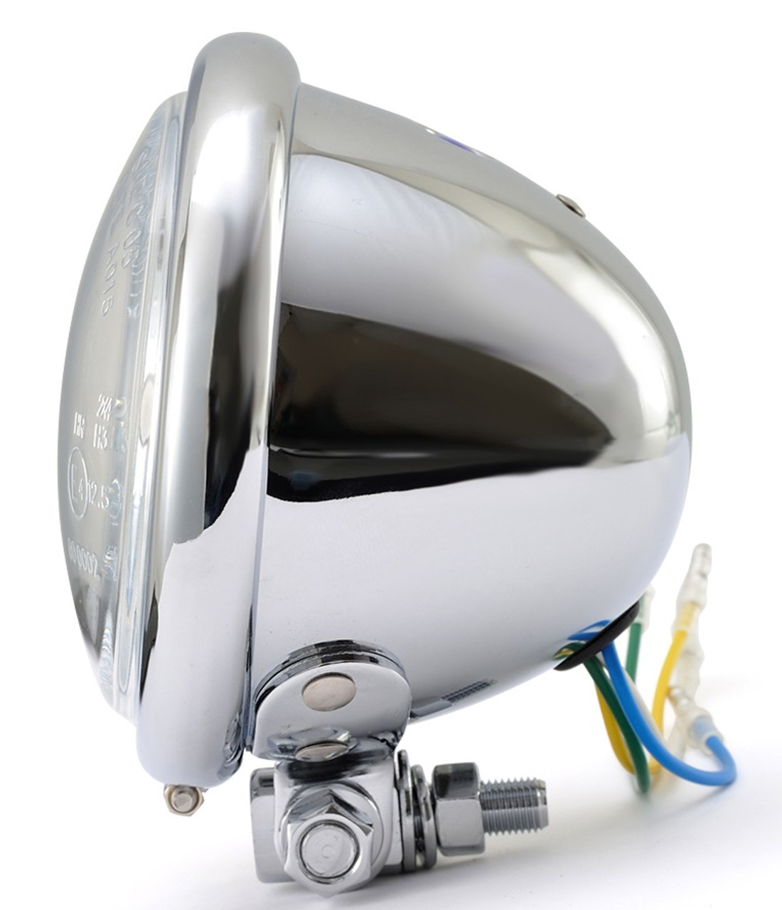 Head Lamp, 4.5 Inch Bates Type, Chrome, 12V35/35W