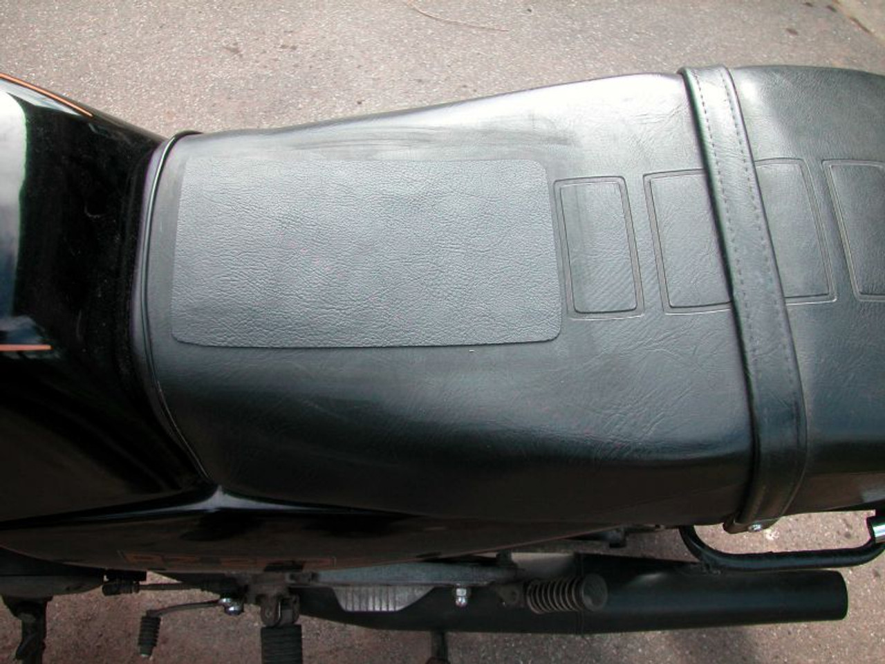 Seat Repair Sticker, 210mm x 300mm, Rough, Matt Black