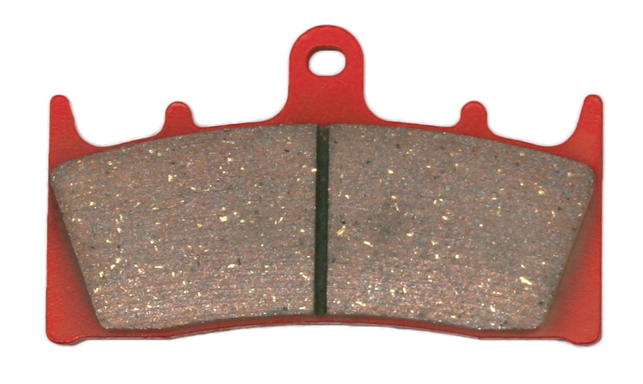 Red Brake Pad Set, (F), Kawasaki GPZ900R , Ninja ZX-6R, ZRX1200R