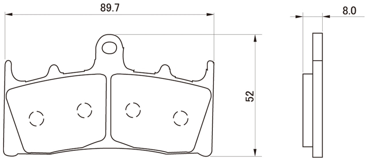 Brake Pad Set, Golden, (F), Suzuki GSX1300R, Hayabusa