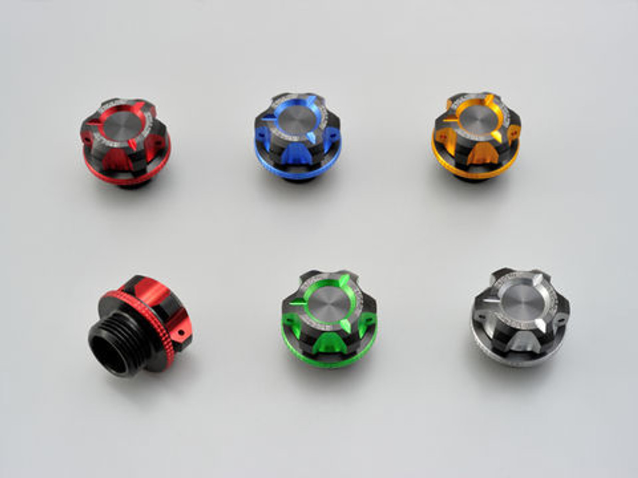 Premium Zone Oil Filler Cap, M20XP1.5, Red, Blue, Gold or Green