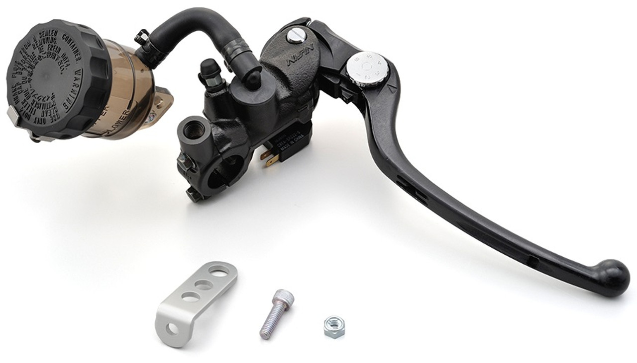 Radial Brake Master Cylinder, Vertical, 19mm, Black, Standard Length