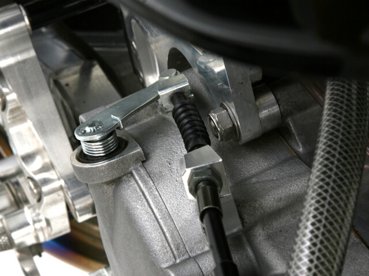 Billet Cable Holder for Secondary Clutch Kit