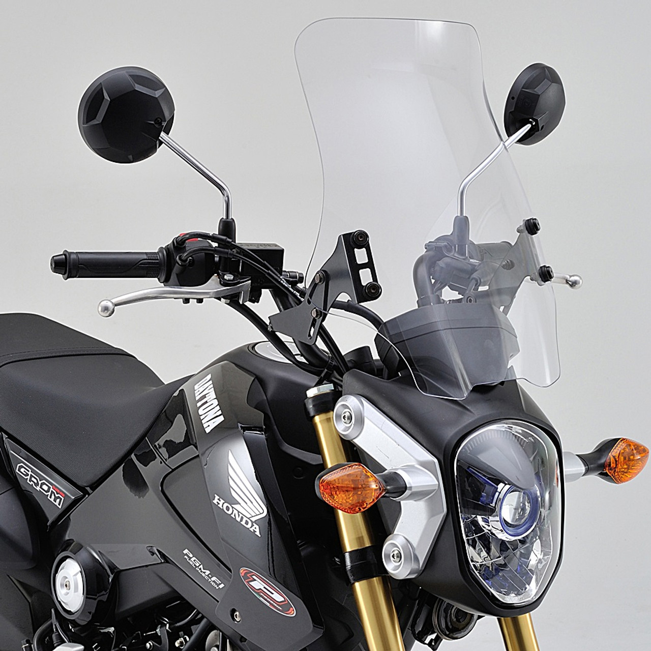 Windshield, RS Clear, Honda Grom 13-15