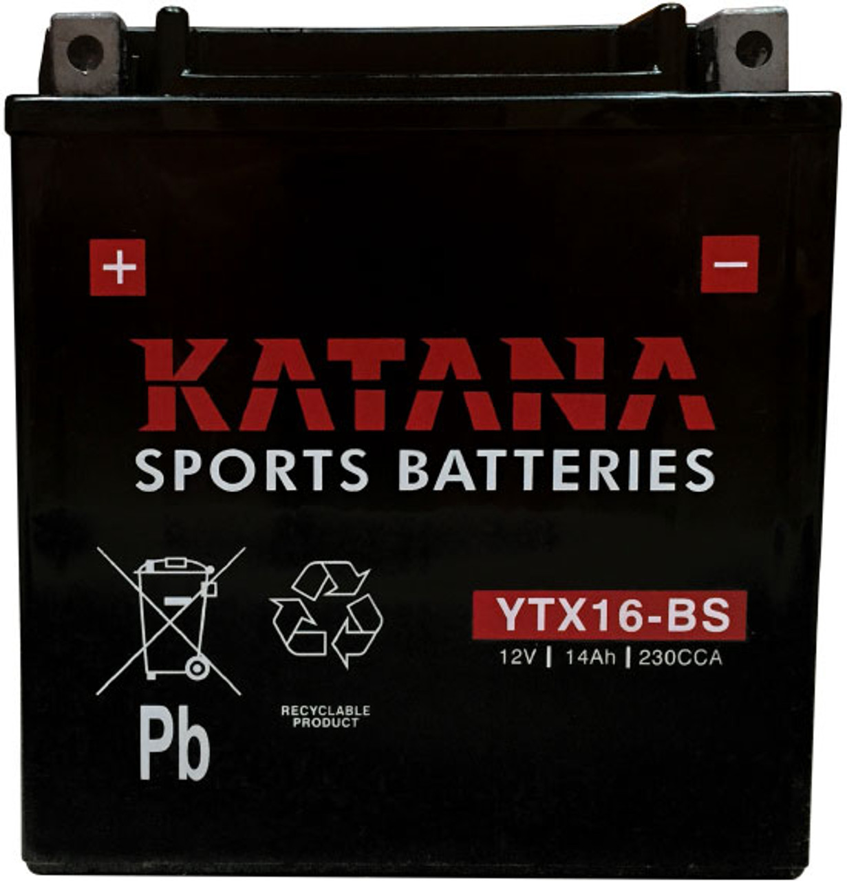 Batterie moto YUASA YTX16-BS 12V 14Ah