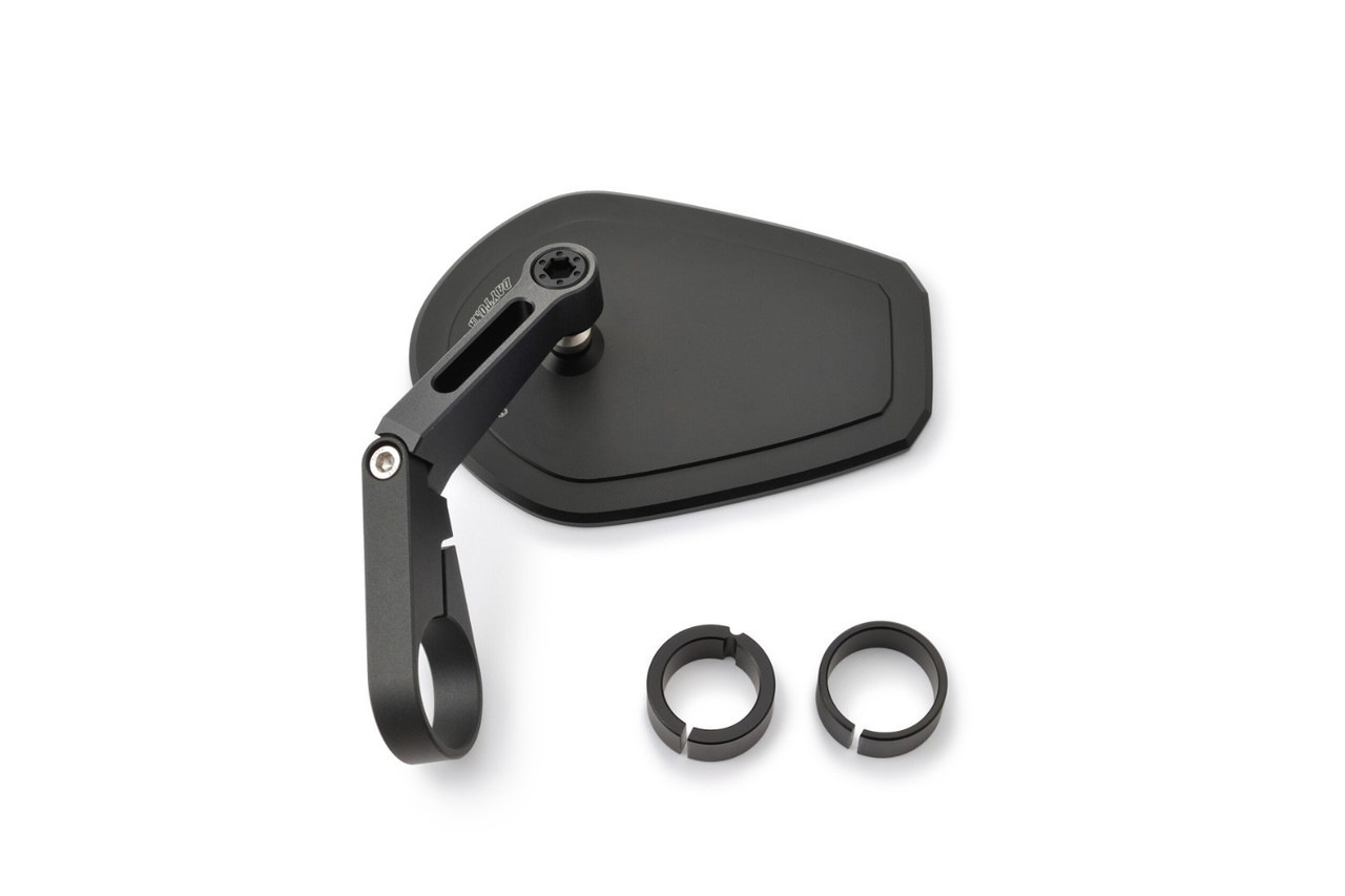 Daytona Motorcycle Aluminium "D-MIRROR-5" "D-MIRROR-15" ALUMINUM FLAT BAR END MIRROR BLACK