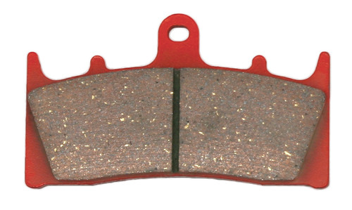 Red Brake Pad Set, (F), Kawasaki GPZ900R , Ninja ZX-6R, ZRX1200R