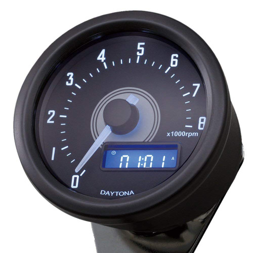 Daytona Velona Tachometer, 60mm, 8000rpm Black