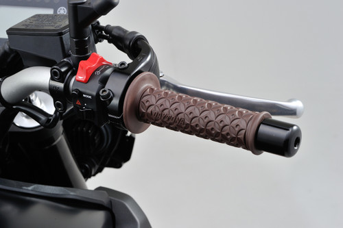 GrippyGrip, GGD-Ninja Type, Open End, 125mm, 7/8" Handlebars, Brown