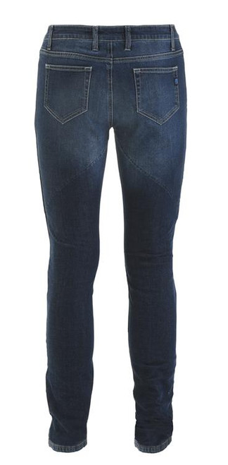PMJ Ladies Motorcycle Denim Jeans Rider, Woman, Italy, TWARON® Ballistic Fabric, Abrasion Resistant, Stone Washed Slim Fit, Dark Blue PMJ Ladies Motorcycle Denim Jeans Rider, Woman, Italy, TWARON® Ballistic Fabric, Abrasion Resistant, Stone Washed Slim Fit, Dark Blue