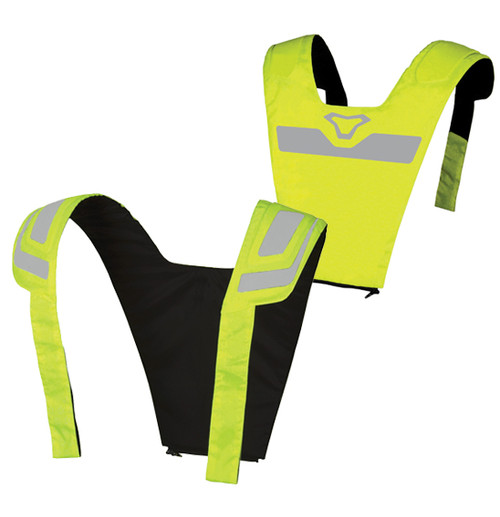 Reflective Vision Motorcycle Vest N Neon Yellow, Vision Vest