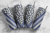 Blue Leopard Stripes V-Split 20 oz Skinny SS16 60x63