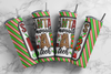 Santa's Favorite Lab Tech Stripes SS16/4MM 20 oz. Skinny Square Sublimated Tumbler