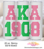 AKA 1908 White 20 oz Skinny SS16 60x63
