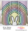 Pastel Easter Bunny Eggs 20 oz Skinny SS16 60x63