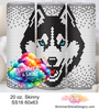 Husky Face Ombre 20 oz Skinny SS16 60x63