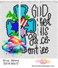 God Shed His Grace Cross 30 oz. Skinny SS16 66x72