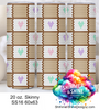 Patchwork Valentines Hearts Boho 20 oz Skinny SS16 60x63 DIGITAL DOWNLOAD