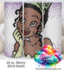Tiana - Glass Rhinestones & Tumbler Included