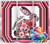 Easter Bunny Roses SS16/4MM 20 oz. Skinny Square Sublimated Tumbler