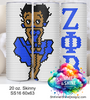 Zeta Phi Beta Boop 20 oz Skinny SS16 60x63 DIGITAL DOWNLOAD