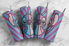 Stitch Angel Split Stripes - Glass Rhinestones & Tumbler Included
