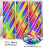 Rainbow Overlap Outline 20 oz Skinny SS16 60x63 DIGITAL DOWNLOAD