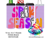 Spooky Season Koozie - Glass Rhinestones & Tumbler Included