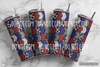 Patriotic Leopard Tangram 32 oz Plump Straight SS16 63x78 PNG