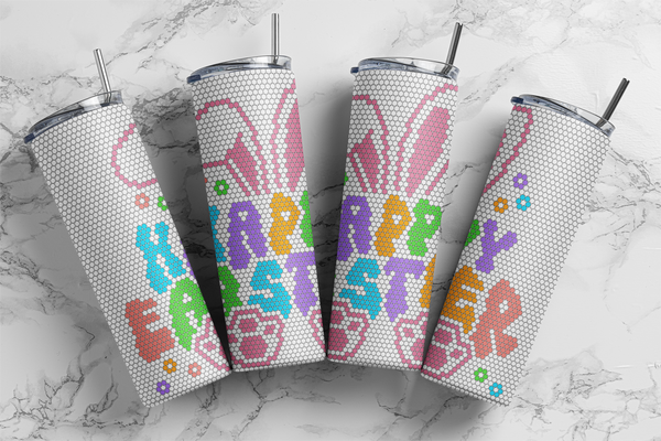 Happy Easter Bunny 30 oz. Skinny SS16 66x72