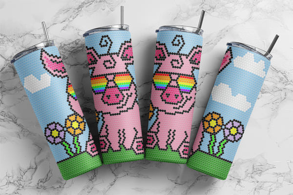 Groovy Pig 20 oz Skinny SS16 60x63