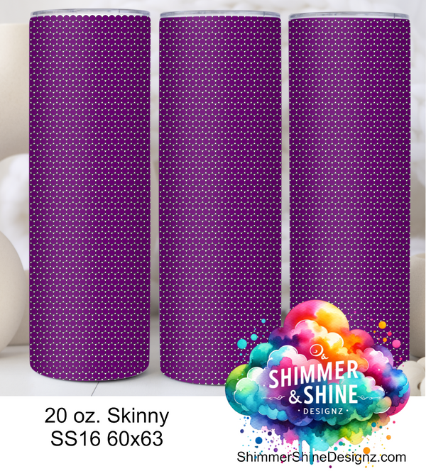 Solid Purple 20 oz Skinny SS16 60x63 DIGITAL DOWNLOAD