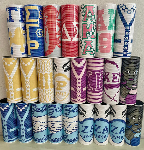 Case of 24 Sublimated 20 oz. Skinny Tumblers Case of 24 Sublimated 20 oz. Skinny Tumblers