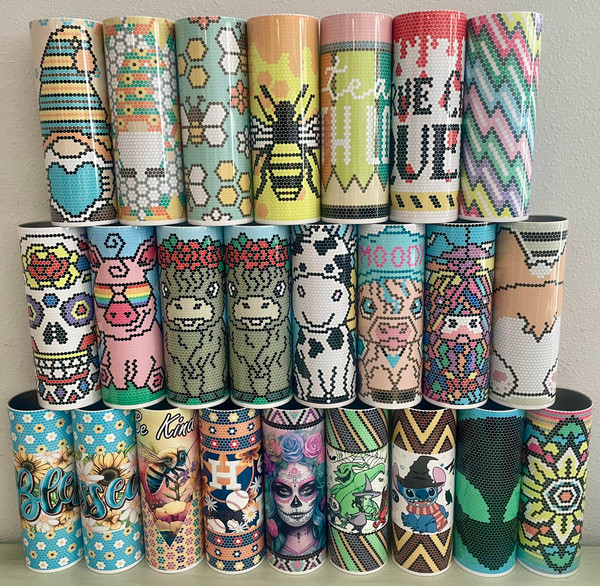 Bulk Order of 16 Sublimated 20 oz. Skinny Tumblers Bulk Order of 16 Sublimated 20 oz. Skinny Tumblers