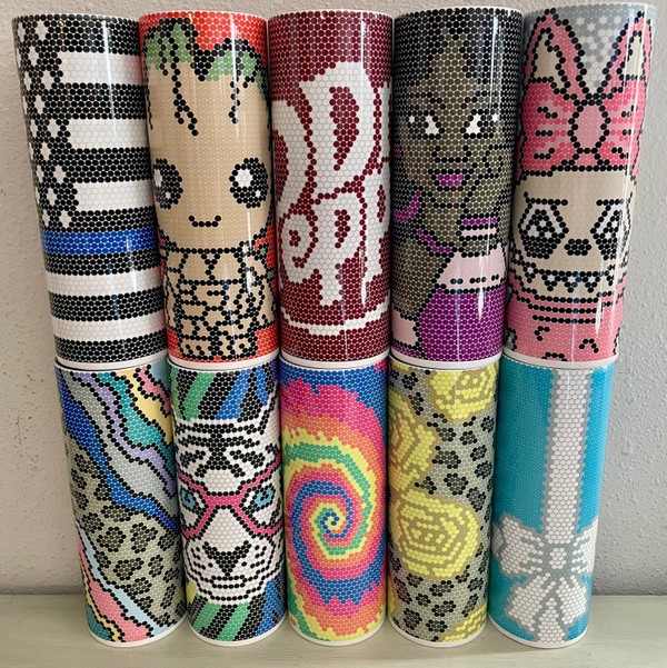 Bulk Order of 10 Sublimated 20 oz. Skinny Tumblers Bulk Order of 10 Sublimated 20 oz. Skinny Tumblers