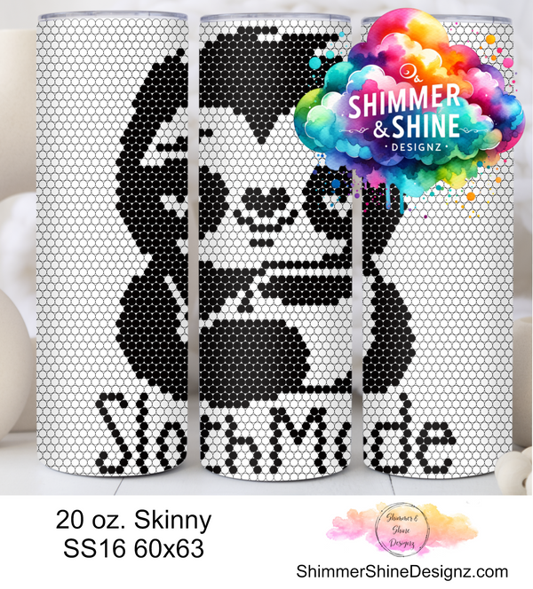 Sloth Mode Sloth 20 oz Skinny SS16 60x63 DIGITAL DOWNLOAD