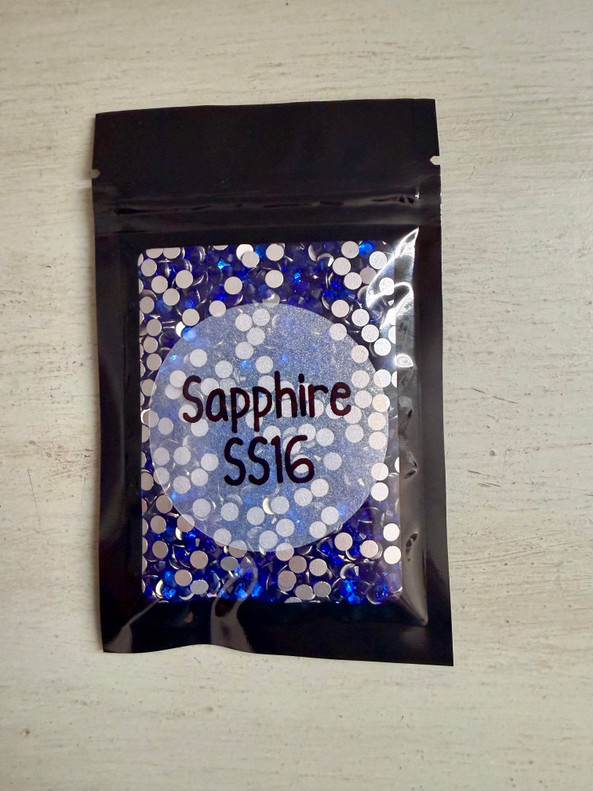 Sapphire SS16 Glass Rhinestones 1440 Pieces