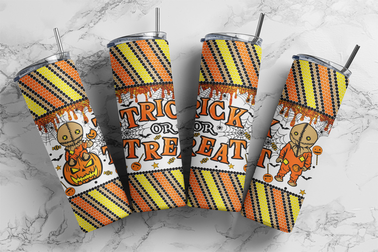 Trick or Treat Stripes SS16/4MM 20 oz. Skinny Middle DIGITAL DOWNLOAD